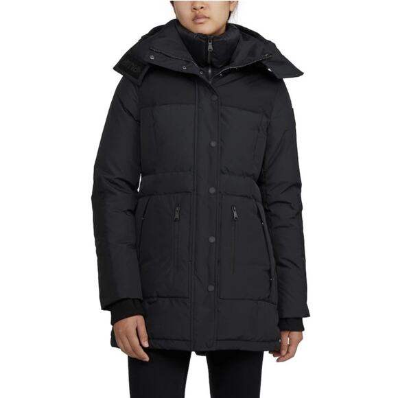 Pajar Demi Coat Women’s Lg Down Puffer Jacket Heavy Parka Black‎ Hood NWT - Picture 1 of 5